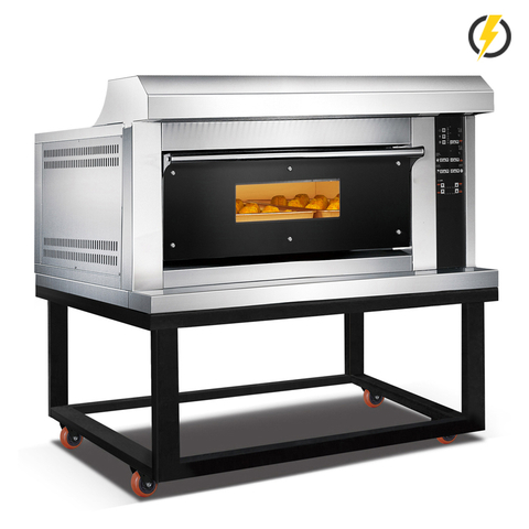 Temp. ambiente ~ 400 ℃ Puerta de vidrio templado eléctrica Horno Horno de cubierta Control por computadora