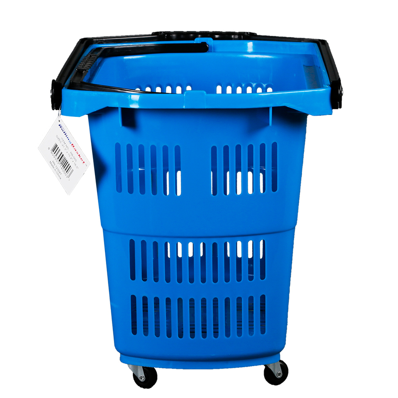 Cesta de compras con ruedas de gran capacidad