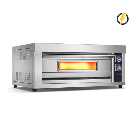 Temp. ambiente.~400℃ 1 capa 2 bandejas Horno eléctrico Puerta de acero inoxidable Control de instrumentos del horno