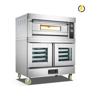 Temperatura ambiente ~110℃/400℃ Horno/horno eléctrico combinado con puerta de acero inoxidable