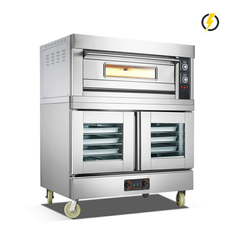 Temperatura ambiente ~110℃/400℃ Horno/horno eléctrico combinado con puerta de acero inoxidable