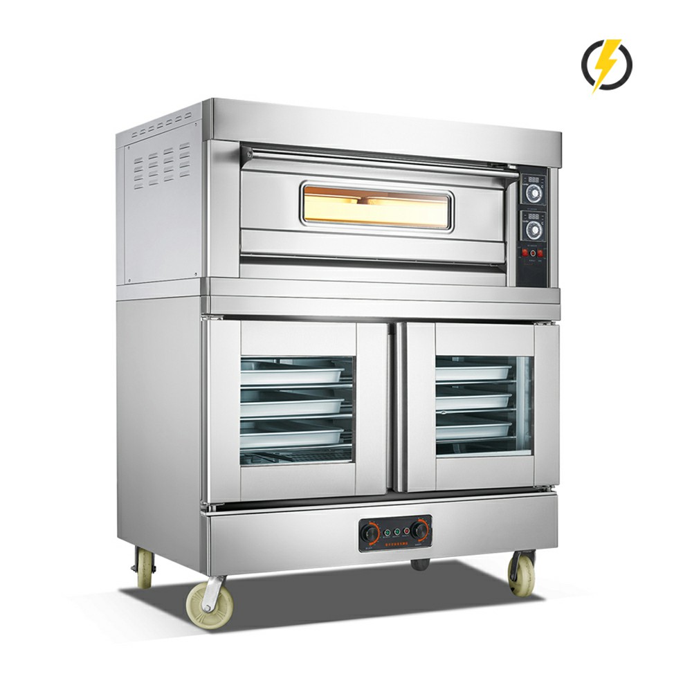 Temperatura ambiente ~110℃/400℃ Horno/horno eléctrico combinado con puerta de acero inoxidable