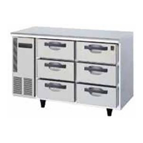 -23 ℃ a -7 ℃ AirCooling 6 cajones debajo del refrigerador comercial del refrigerador del cajón contrario 