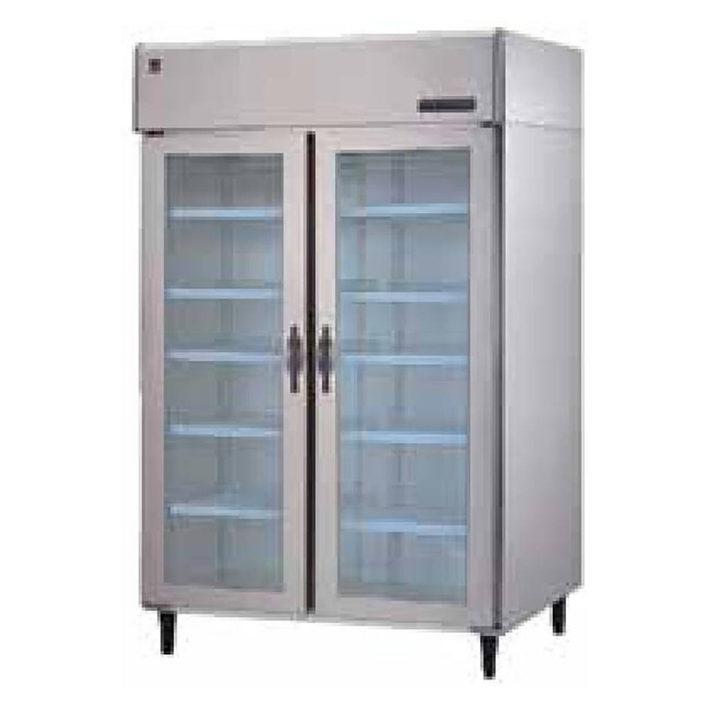 -6 ~ 12 ℃ Refrigerador comercial con refrigeración por aire y 2 puertas de vidrio 