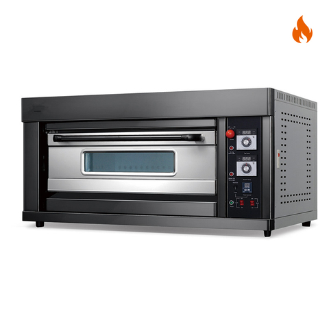 Temperatura ambiente ~400 ℃ 1 capa 2 bandejas Horno de gas Horno de cubierta Control de instrumentos