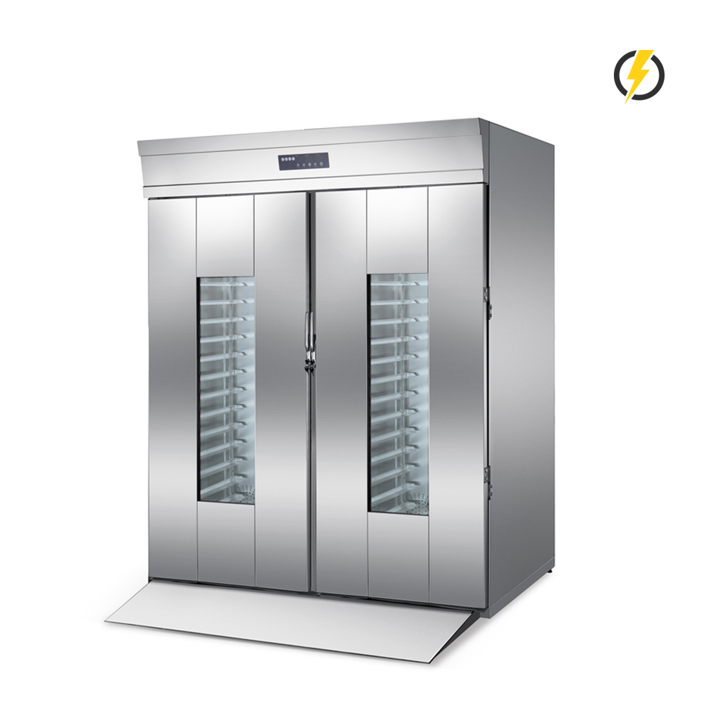 Temperatura ambiente ~60℃ 64 bandejas 2 puertas Fermentadora eléctrica Control inteligente