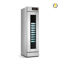 Temp. ambiente ~ 60 ℃ 16 bandejas 1 puerta Control eléctrico de perilla de fermentación de puerta de acero inoxidable
