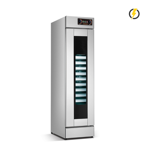 Temp. ambiente ~ 60 ℃ 16 bandejas 1 puerta Control eléctrico de perilla de fermentación de puerta de acero inoxidable
