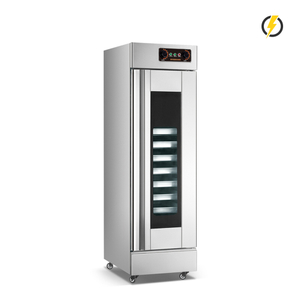 Temp. ambiente ~ 60 ℃ 13 bandejas 1 puerta Control eléctrico de perilla de fermentación de puerta de acero inoxidable