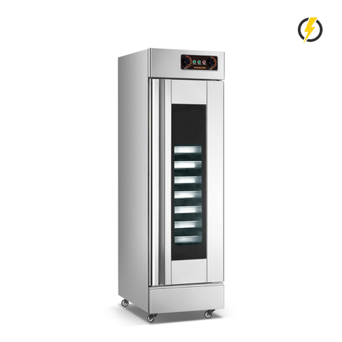 Temp. ambiente ~ 60 ℃ 13 bandejas 1 puerta Control eléctrico de perilla de fermentación de puerta de acero inoxidable