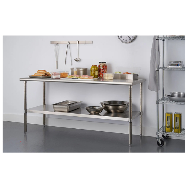  Mesa de acero inoxidable 