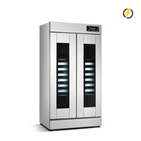Temp. ambiente ~ 60 ℃ 32 bandejas 2 puertas Control eléctrico de perilla de fermentación de puerta de acero inoxidable