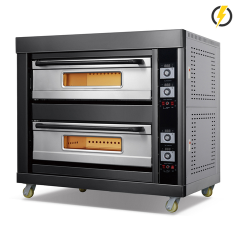 Temp. ambiente ~ 400 ℃ 2 capas 4 bandejas Horno eléctrico Control de instrumentos del horno de cubierta