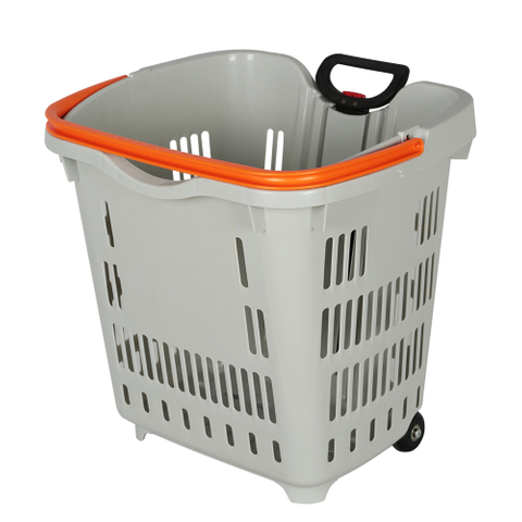 Cesta de compras de plástico de 45 litros