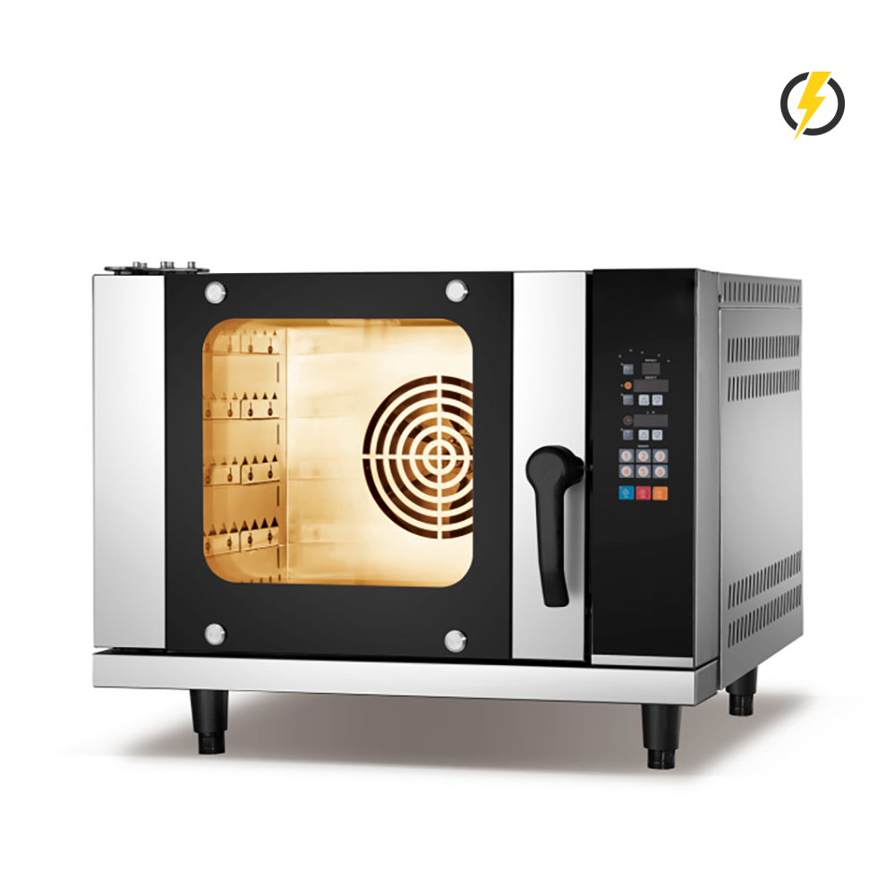  Control inteligente del horno de convección de la puerta del acero inoxidable del horno eléctrico 30℃~300℃