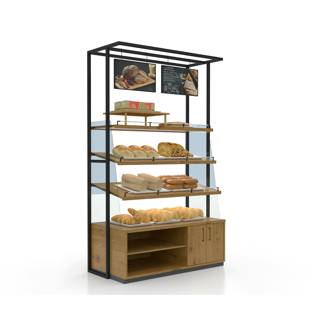 estante de exhibición de la panadería del gabinete de la panadería de 1000x600x2200m m