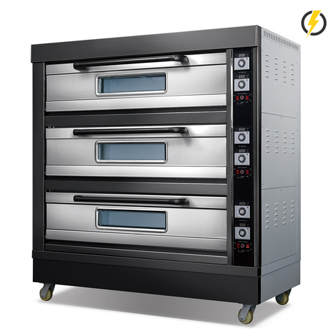 Temp. ambiente ~ 400 ℃ 3 capas 6 bandejas Horno eléctrico Control de instrumentos del horno de cubierta