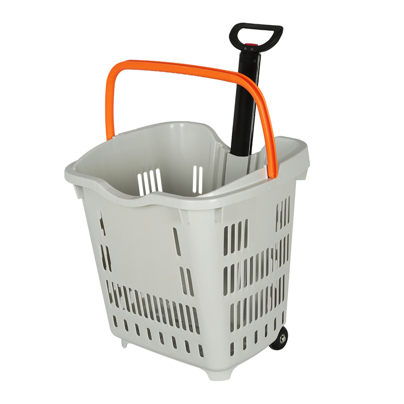Cesta de compras de plástico de 45 litros