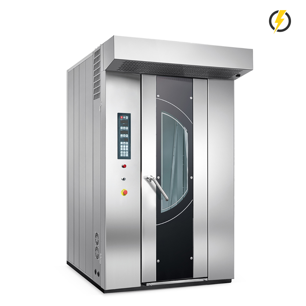  Horno rotatorio eléctrico Puerta de acero inoxidable Horno de convección Control inteligente/Control básico