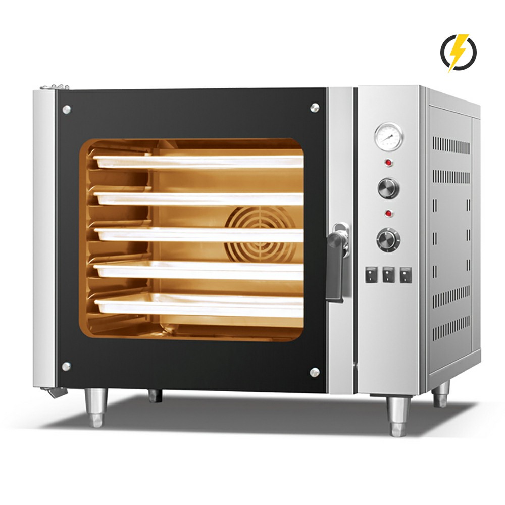  control eléctrico del doble del horno de convección del horno de la puerta del acero inoxidable 30℃~400℃