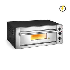  Control comercial del botón del horno de pizza de la puerta eléctrica del acero inoxidable del horno de pizza