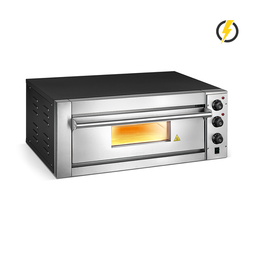  Control comercial del botón del horno de pizza de la puerta eléctrica del acero inoxidable del horno de pizza