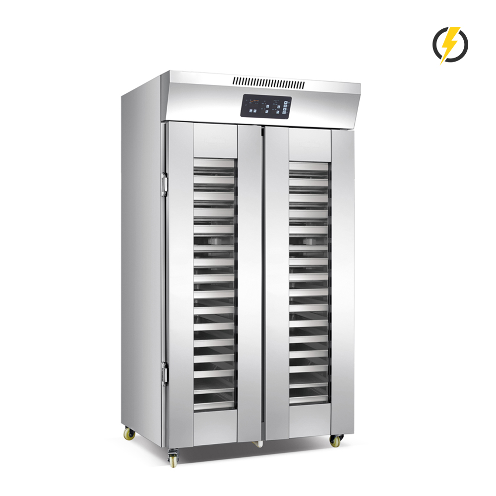 Temperatura ambiente ~ 60 ℃ 36 bandejas 2 puertas Espuma eléctrica con fermentador en aerosol
