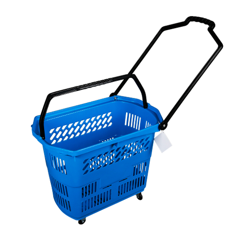 Cesta de compras con ruedas de gran capacidad
