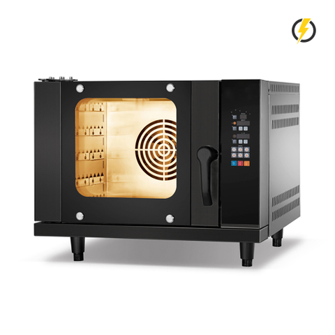  Control inteligente del horno eléctrico de convección de puerta de acero inoxidable 30℃~300℃