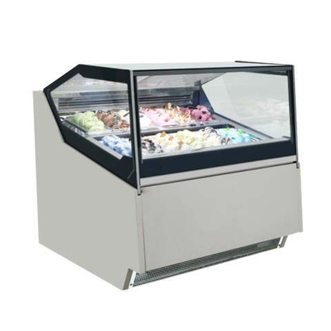 Vitrina refrigerada para helados de 1290*1174*1200 mm/-18 ~-25 °C