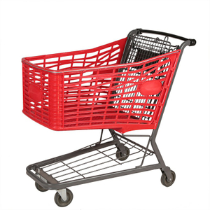 2019 Nuevo carrito de compras de supermercado de plástico a la venta