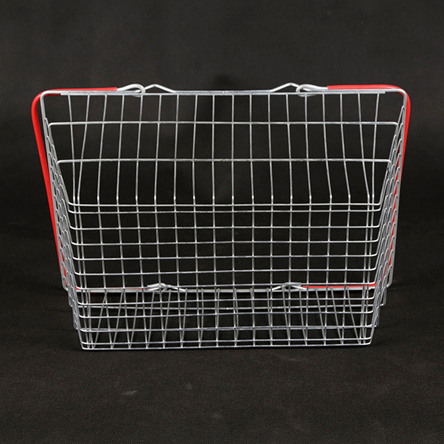 Cesta de compras metálica