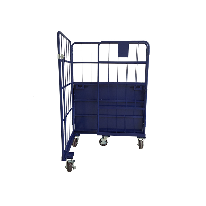 Carro plegable para jaula de almacén