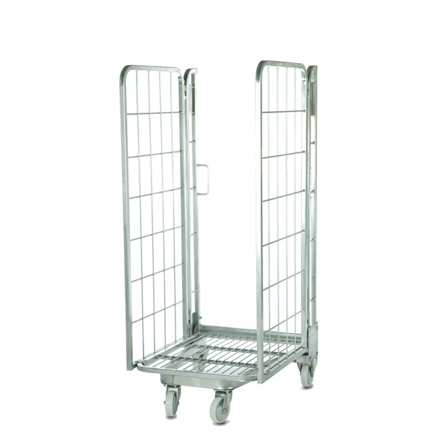 Contenedor rodante plegable