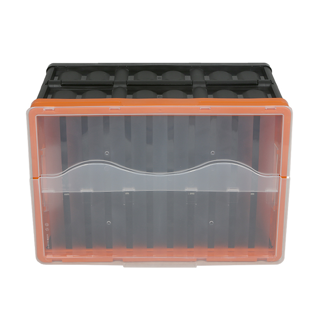 Caja de plástico plegable plegable colorida