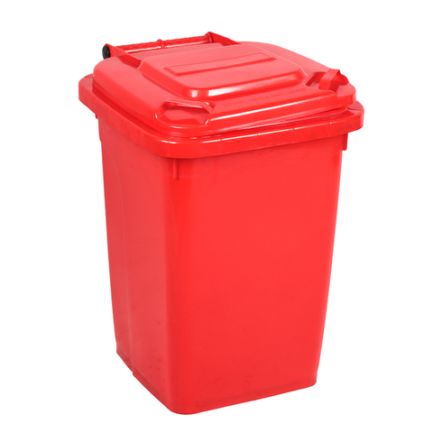 Contenedor de basura colorido con pedal de reciclaje no tóxico