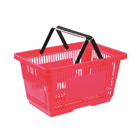 Cesta de compras manual de 28 litros