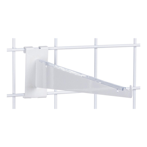 Soporte para estante de pared de rejilla de 12' para tiendas minoristas