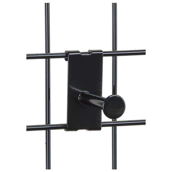 Exhibidor de ropa individual Gridwall con acabado con recubrimiento en polvo