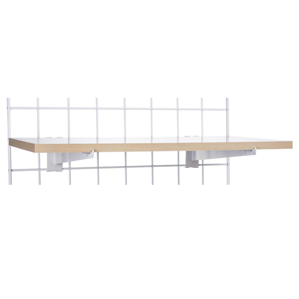 Soporte para estante de pared de rejilla de 12' para tiendas minoristas