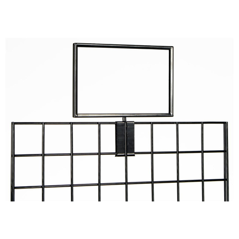 El soporte para letreros de Gridwall muestra señalización de doble cara de 11'x7'