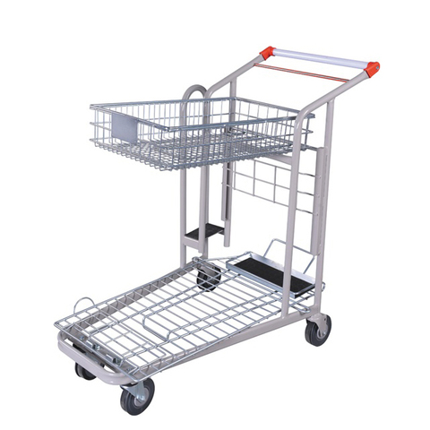 Carro de plataforma de almacén de supermercado