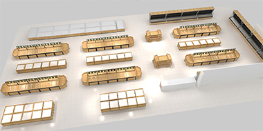 Proyecto de supermercado Pakistán 1100 m2 2017