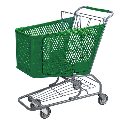 Carro de compras de plástico P-3(160L)