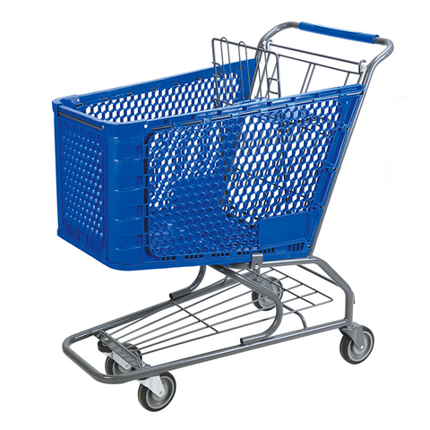 Carro de compras de plástico P-2(120L)