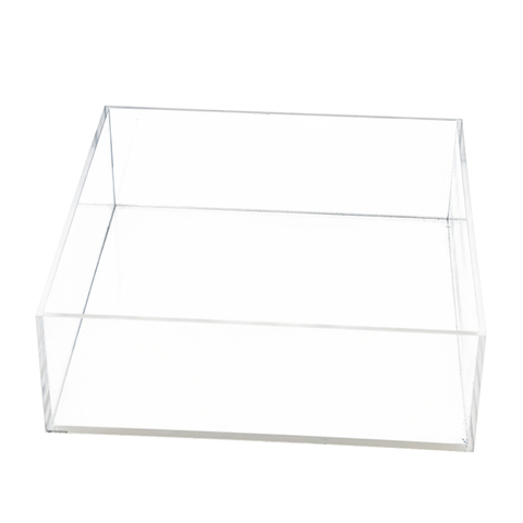Caja de acrílico cuadrada para mesa de exhibición