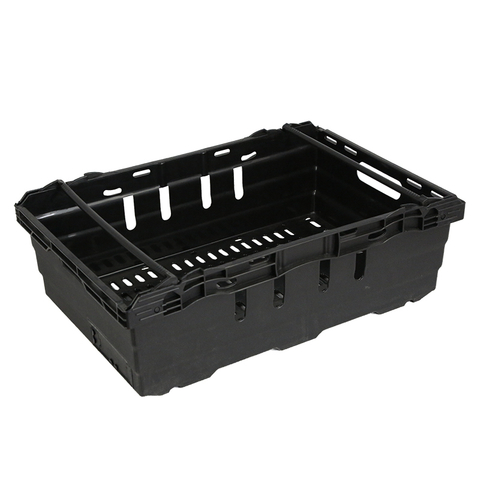  Caja plegable apilable para almacenamiento de frutas y verduras de plástico