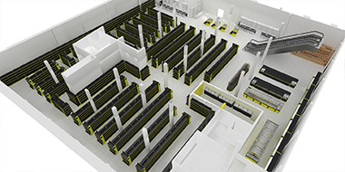 Hipermercado Dubai 5000m2 dos plantas 2016