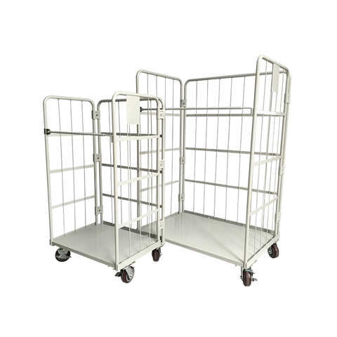 Carro plegable para jaula de almacén