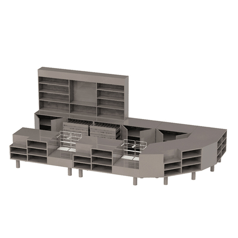 Nuevo mostrador de caja de tienda de conveniencia 2018